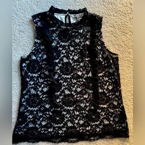 Black lace shirt